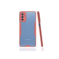 Newface Samsung Galaxy M52 5G Kılıf Platin Silikon - Pembe