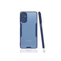 Newface Samsung Galaxy M52 5G Kılıf Platin Silikon - Lacivert