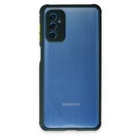 Newface Samsung Galaxy M52 5G Kılıf Miami Şeffaf Silikon - Koyu Yeşil