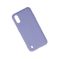 Newface Samsung Galaxy A01 Kılıf Nano içi Kadife Silikon - Lila