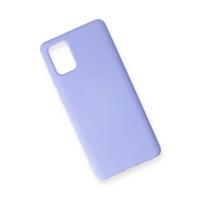 Newface Samsung Galaxy A71 Kılıf Nano içi Kadife Silikon - Lila