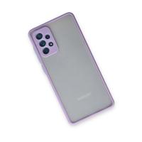 Newface Samsung Galaxy A72 Kılıf Montreal Silikon Kapak - Mor