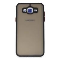 Newface Samsung Galaxy J7 Kılıf Montreal Silikon Kapak - Siyah