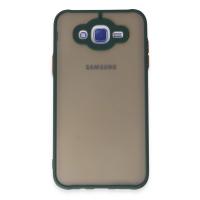 Newface Samsung Galaxy J7 Kılıf Montreal Silikon Kapak - Yeşil