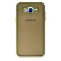 Newface Samsung Galaxy J7 Kılıf Montreal Silikon Kapak - Açık Yeşil