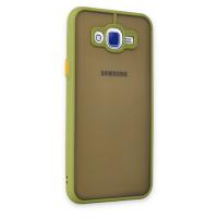 Newface Samsung Galaxy J7 Kılıf Montreal Silikon Kapak - Açık Yeşil