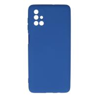 Newface Samsung Galaxy M51 Kılıf Nano içi Kadife Silikon - Mavi