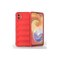 Newface Samsung Galaxy A04E Kılıf Optimum Silikon - Kırmızı