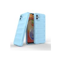 Newface Samsung Galaxy A04E Kılıf Optimum Silikon - Sky Blue