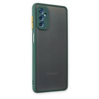 Newface Samsung Galaxy M52 5G Kılıf Montreal Silikon Kapak - Yeşil