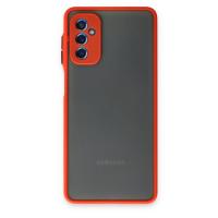 Newface Samsung Galaxy M52 5G Kılıf Montreal Silikon Kapak - Kırmızı