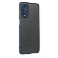 Newface Samsung Galaxy M52 5G Kılıf Montreal Silikon Kapak - Lacivert