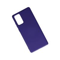 Newface Samsung Galaxy Note 20 Kılıf Nano içi Kadife Silikon - Mor