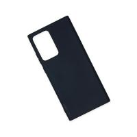 Newface Samsung Galaxy Note 20 Ultra Kılıf Nano içi Kadife Silikon - Lacivert