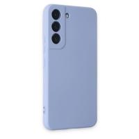 Newface Samsung Galaxy S22 Kılıf Nano içi Kadife Silikon - Lila