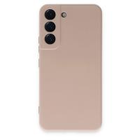 Newface Samsung Galaxy S22 Kılıf Nano içi Kadife Silikon - Pudra