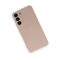 Newface Samsung Galaxy S22 Kılıf Nano içi Kadife Silikon - Pudra