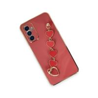 Newface Samsung Galaxy A14 4G Kılıf Esila Silikon - Kırmızı