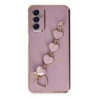 Newface Samsung Galaxy A14 4G Kılıf Esila Silikon - Mor