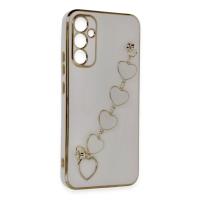 Newface Samsung Galaxy A34 5G Kılıf Esila Silikon - Pudra