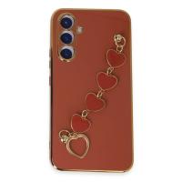 Newface Samsung Galaxy A54 5G Kılıf Esila Silikon - Kırmızı