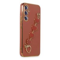 Newface Samsung Galaxy A54 5G Kılıf Esila Silikon - Kırmızı