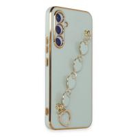 Newface Samsung Galaxy A54 5G Kılıf Esila Silikon - Su Yeşili