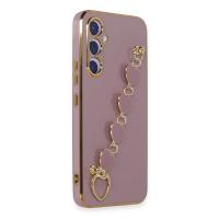 Newface Samsung Galaxy A54 5G Kılıf Esila Silikon - Mor