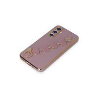 Newface Samsung Galaxy A54 5G Kılıf Esila Silikon - Mor