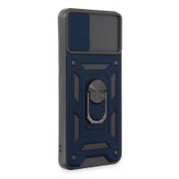 Newface Samsung Galaxy A04E Kılıf Pars Lens Yüzüklü Silikon - Lacivert