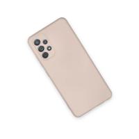 Newface Samsung Galaxy A72 Kılıf Nano içi Kadife Silikon - Pudra