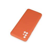 Newface Samsung Galaxy M31S Kılıf Nano içi Kadife Silikon - Turuncu