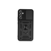 Newface Samsung Galaxy A54 5G Kılıf Pars Lens Yüzüklü Silikon - Siyah