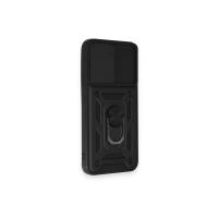 Newface Samsung Galaxy A54 5G Kılıf Pars Lens Yüzüklü Silikon - Siyah