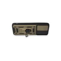 Newface Samsung Galaxy A54 5G Kılıf Pars Lens Yüzüklü Silikon - Gold