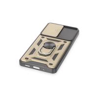 Newface Samsung Galaxy S20 FE Kılıf Pars Lens Yüzüklü Silikon - Gold