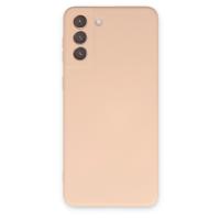 Newface Samsung Galaxy S21 Plus Kılıf Nano içi Kadife Silikon - Pudra