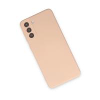 Newface Samsung Galaxy S21 Plus Kılıf Nano içi Kadife Silikon - Pudra