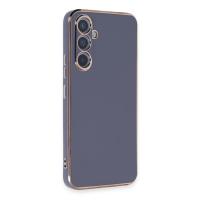 Newface Samsung Galaxy A54 5G Kılıf Volet Silikon - Mavi