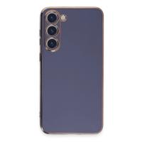 Newface Samsung Galaxy S23 Kılıf Volet Silikon - Mavi