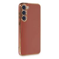 Newface Samsung Galaxy S23 Kılıf Volet Silikon - Kırmızı