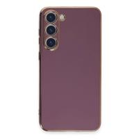 Newface Samsung Galaxy S23 Kılıf Volet Silikon - Mor