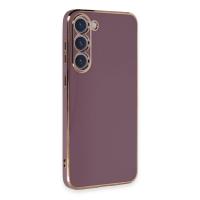 Newface Samsung Galaxy S23 Kılıf Volet Silikon - Mor