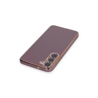 Newface Samsung Galaxy S23 Kılıf Volet Silikon - Mor