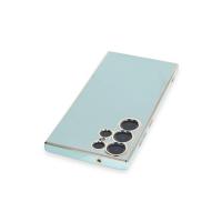 Newface Samsung Galaxy S23 Ultra Kılıf Volet Silikon - Açık Yeşil