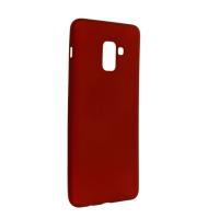 Newface Samsung Galaxy A8 Plus 2018 Kılıf First Silikon - Bordo