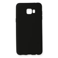 Newface Samsung Galaxy C7 Pro Kılıf First Silikon - Siyah