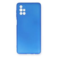 Newface Samsung Galaxy M51 Kılıf First Silikon - Mavi