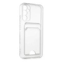 Newface Samsung Galaxy A34 5G Kılıf Kart Şeffaf Silikon - Şeffaf