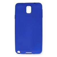 Newface Samsung Galaxy Note 3 / N9000 Kılıf First Silikon - Mavi
